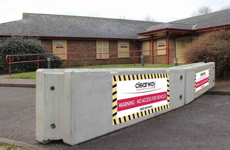 concrete barriers