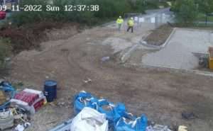 solar CCTV surveillance footage