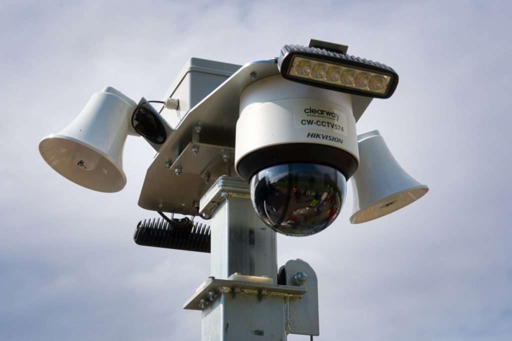 Clearway inView solar CCTV Tower features
