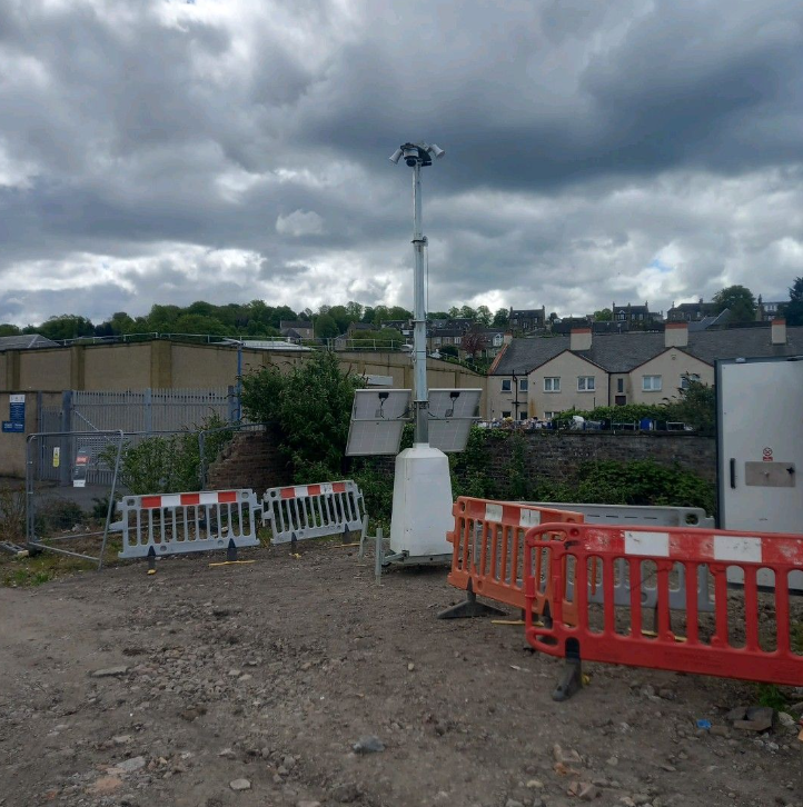 Clearway inview solar power CCTV Tower
