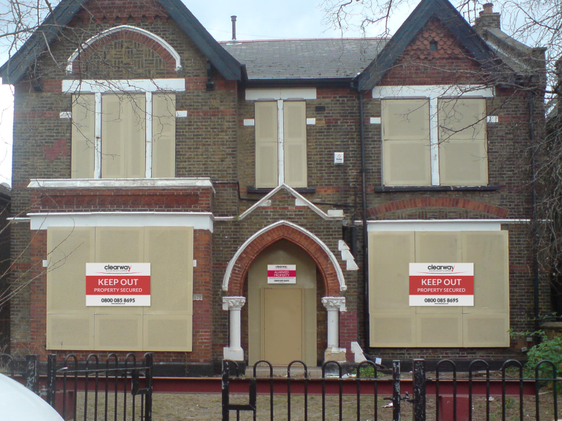 a vacant property in the north west
