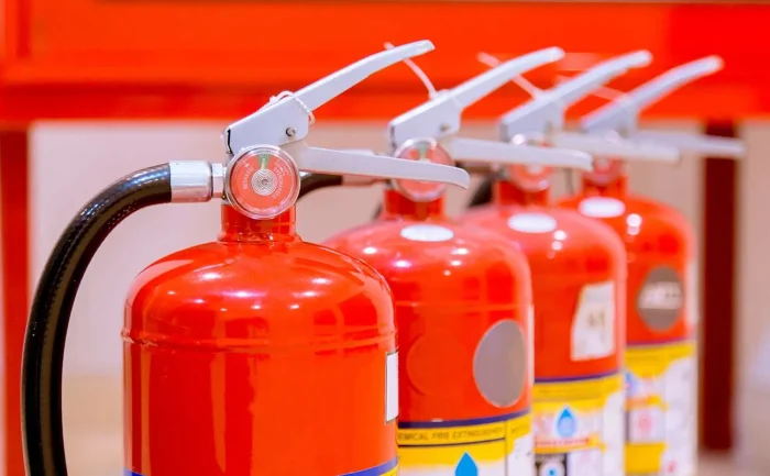 installation of commercial fire extinguishers