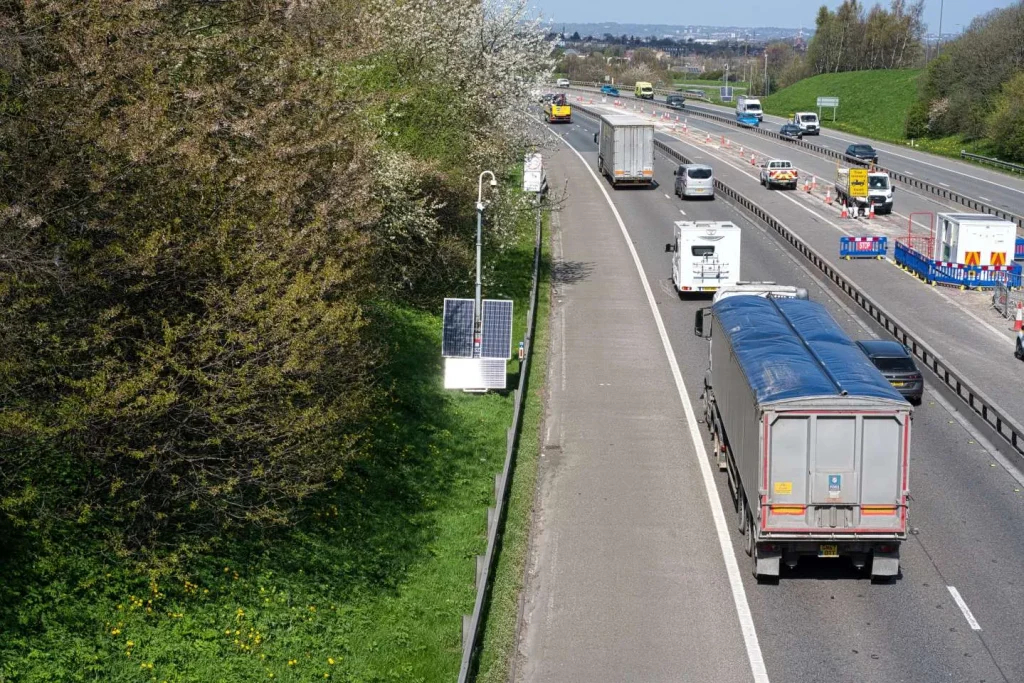 motorway traffic monitoring cameras