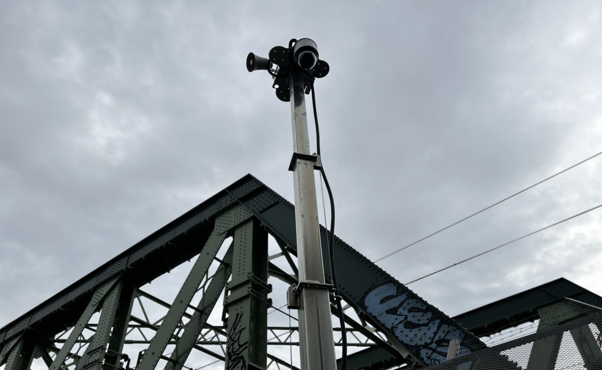 Solar power CCTV Tower from Clearway