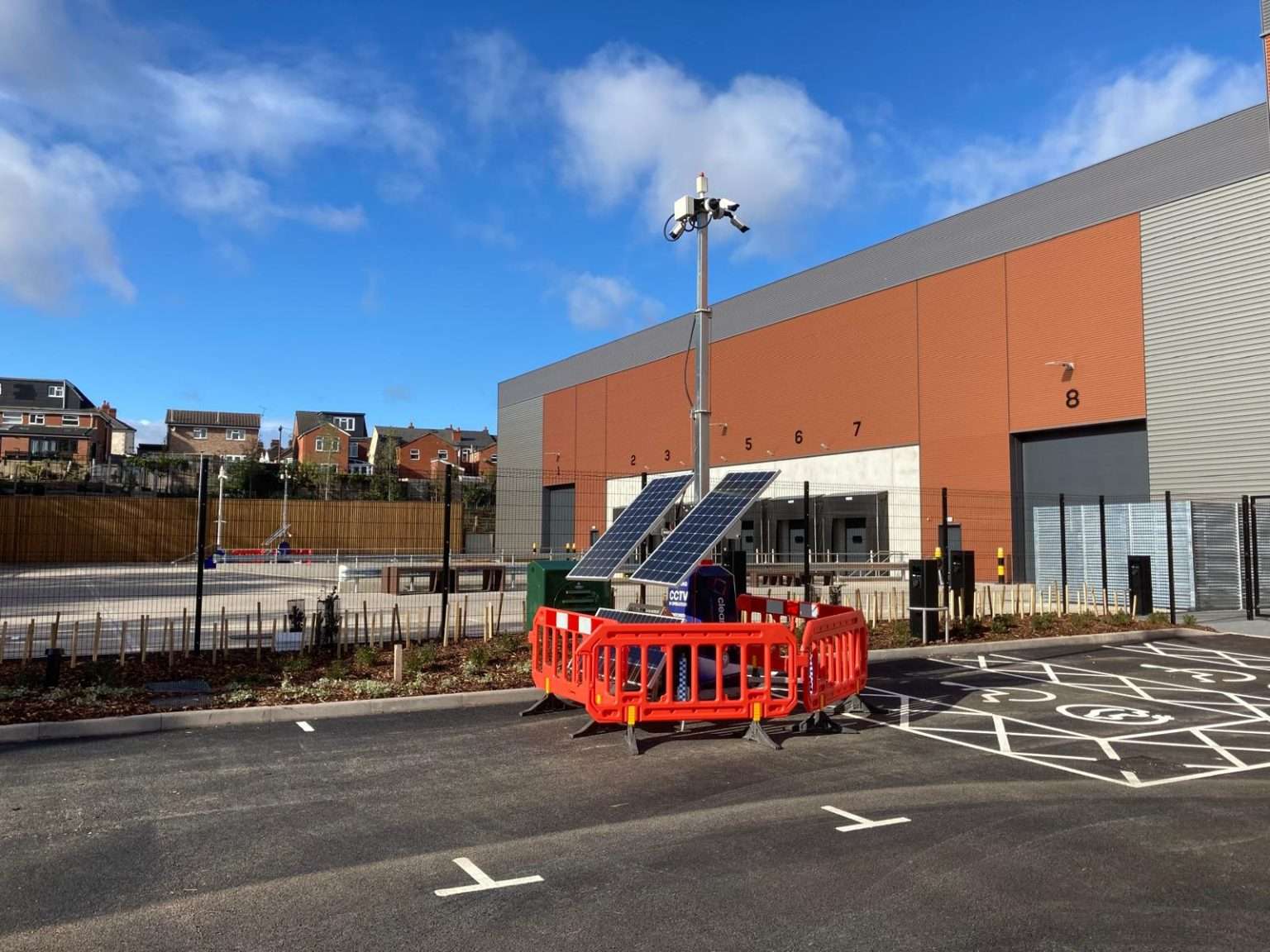 construction site security services for a housing development