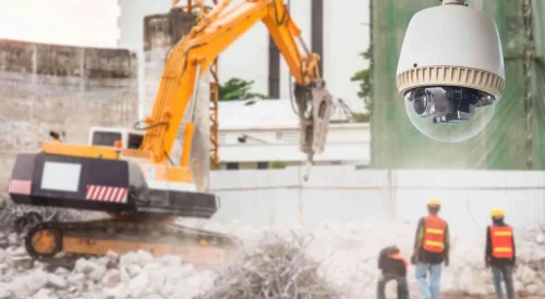 monitoring construction site